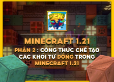 Công thức chế tạo minecraft