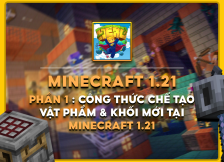 công thức chế tạo 1.21 minecraft