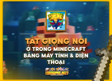 Tắt giọng nói trong minecraft